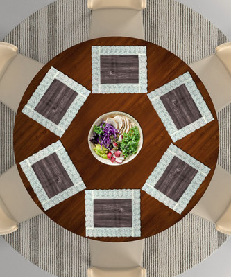 STYLZI Brown 36.5 cm Table Runner(PVC)