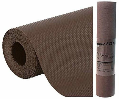 TIED RIBBONS Rectangular Pack of 1 Table Placemat(Brown, PVC)