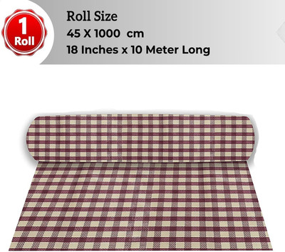 Castle Decor Rectangular Pack of 1 Table Placemat(Brown, PVC)