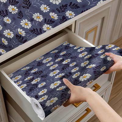 CD CRAFTS Rectangular Pack of 1 Table Placemat(Blue, PVC)