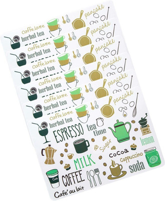 TOMATUS Rectangular Pack of 6 Table Placemat(Green, Plastic)