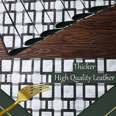 shrinitya Rectangular Pack of 6 Table Placemat(Multicolor, Polyester)