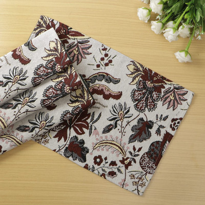 HOKiPO Rectangular Pack of 4 Table Placemat(Multicolor, Cotton)