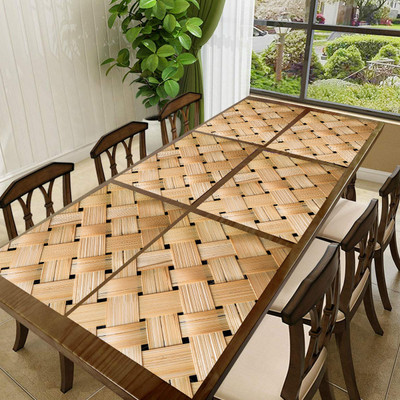 REVEXO Rectangular Pack of 6 Table Placemat(Yellow, Orange, PVC)