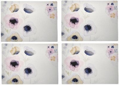 IKEA Rectangular Pack of 4 Table Placemat(Multicolor, Polypropylene)