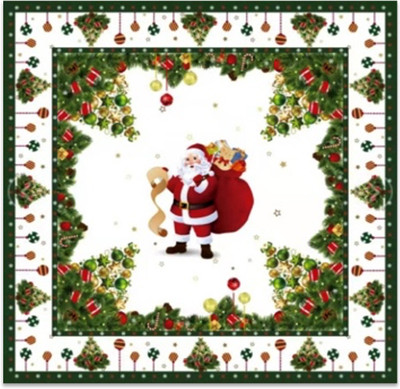 Christian Mart Rectangular Pack of 6 Table Placemat(Multicolor, PVC)