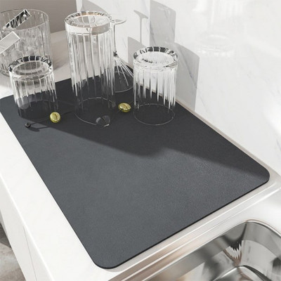 AP & ZP Rectangular Pack of 1 Table Placemat(Grey, Rubber)