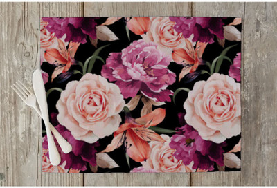 Artzfolio Rectangular Pack of 6 Table Placemat(Multicolor, Cotton)