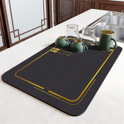 VDNSI Rectangular Pack of 1 Table Placemat(Green, Rubber)