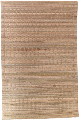 NEW ALPHA Rectangular Pack of 1 Table Placemat(Brown, River Grass)