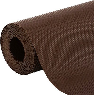DELHI PVC CORP Rectangular Pack of 1 Table Placemat(Brown, Polypropylene)