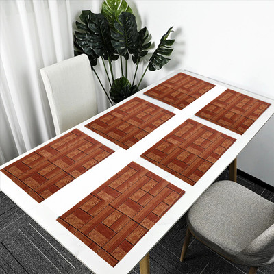 Flipkart SmartBuy Rectangular Pack of 6 Table Placemat(Multicolor, PVC)