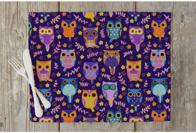 Artzfolio Rectangular Pack of 6 Table Placemat(Multicolor, Cotton)