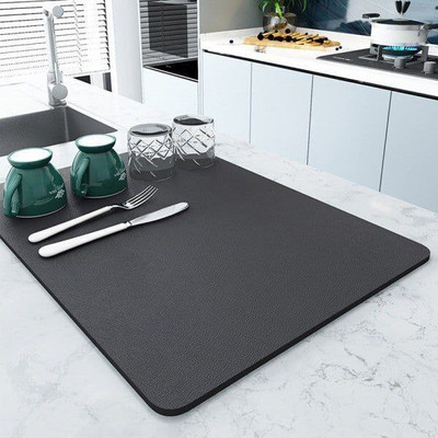 Buganda Rectangular Pack of 1 Table Placemat(Green, Rubber)