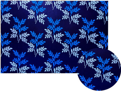 Flipkart SmartBuy Rectangular Pack of 6 Table Placemat(Blue, PVC)