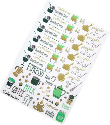 HENIJ Rectangular Pack of 6 Table Placemat(Green, Plastic)