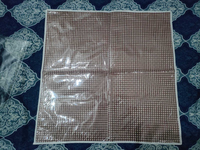 AgrohA Square Pack of 1 Table Placemat(Brown, Plastic)