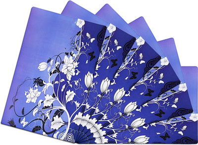 KUBER INDUSTRIES Rectangular Pack of 6 Table Placemat(Multicolor, PVC)