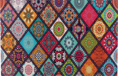 Urban Magic Rectangular Pack of 6 Table Placemat(Multicolor, PVC)