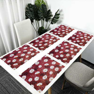 Flipkart SmartBuy Rectangular Pack of 6 Table Placemat(Multicolor, PVC)