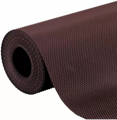KiaraHome Rectangular Pack of 1 Table Placemat(Brown, PVC)