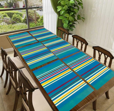 LOTUSKING Rectangular Pack of 6 Table Placemat(Light Green, PVC)