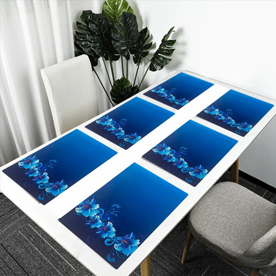 Flipkart SmartBuy Rectangular Pack of 6 Table Placemat(Multicolor, PVC)