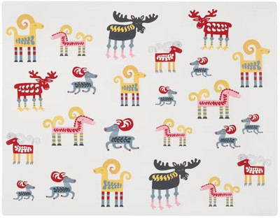 IKEA Rectangular Pack of 1 Table Placemat(Multicolor, Plastic)