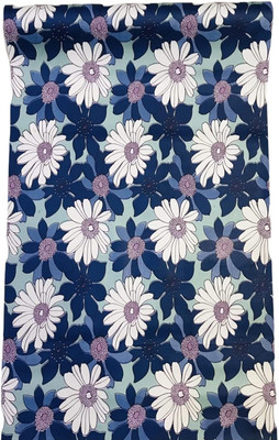 homerz Rectangular Pack of 1 Table Placemat(Blue, PVC)