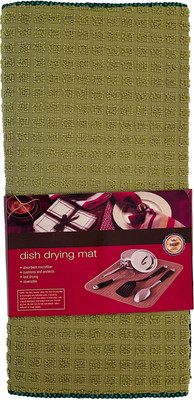 evohome Rectangular Pack of 1 Table Placemat(Green, Microfibre)