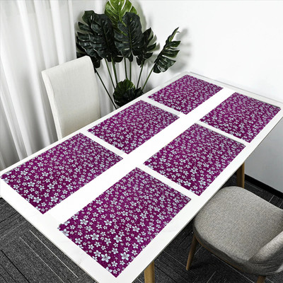 Flipkart SmartBuy Rectangular Pack of 6 Table Placemat(Multicolor, PVC)