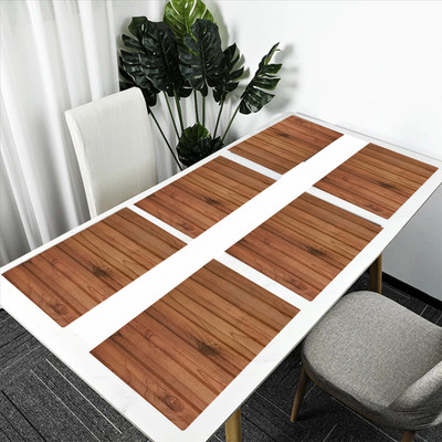 Flipkart SmartBuy Rectangular Pack of 6 Table Placemat(Multicolor, PVC)