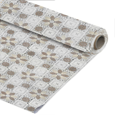 Adakriti Creations Rectangular Pack of 1 Table Placemat(Brown, PVC)