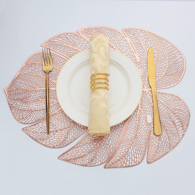 Dakshya Industries Round Pack of 2 Table Placemat(Brown, PVC)