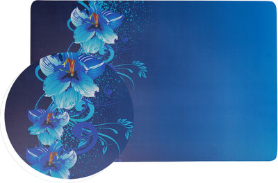 Flipkart SmartBuy Rectangular Pack of 6 Table Placemat(Blue, PVC)