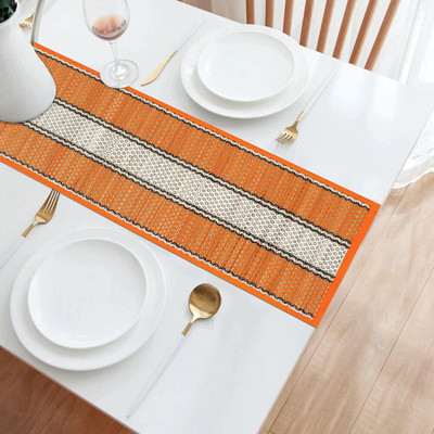 orric Rectangular Pack of 1 Table Placemat(Orange, River Grass)