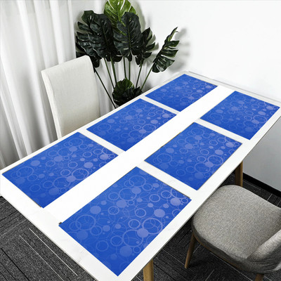 Flipkart SmartBuy Rectangular Pack of 6 Table Placemat(Multicolor, PVC)