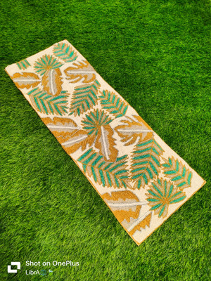 Librahandicraft Multicolor 39.37 cm Table Runner(Satin)