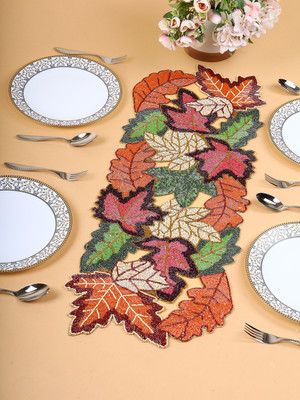 Aaditya Exports Multicolor 91.44 cm Table Runner(Polyester)
