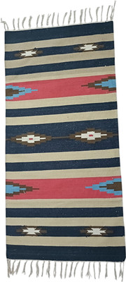 TAUFEEQ Multicolor 142.24 cm Reversible Table Runner(Cotton)