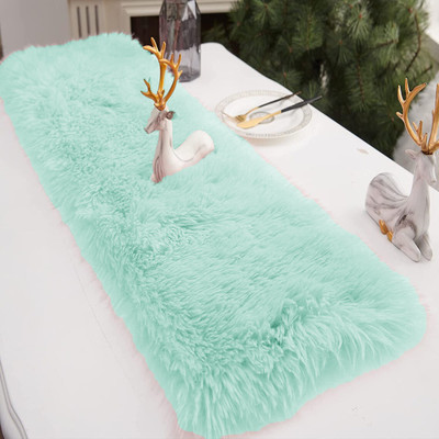 PICKKART Light Green 150 cm Table Runner(Polyester)