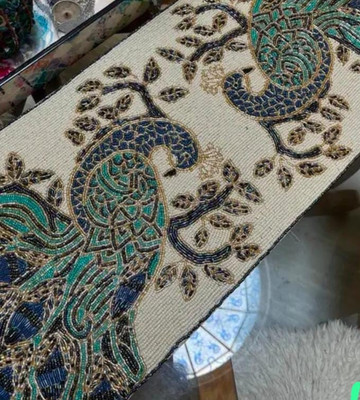 Z SS E COLLECTION Multicolor 90 cm Table Runner(Polyester)