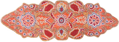 Z SS E COLLECTION Orange, Red 90 cm Table Runner(Polyester)