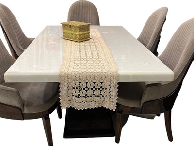 DECOLOGY Gold 177 cm Reversible Table Runner(Cotton)