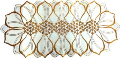 SHRI MAHAVIR IMPEX Multicolor 80 cm Table Runner(Vinyl)