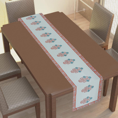 Texstylers Multicolor 152.4 cm Table Runner(Canvas)