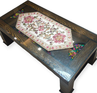 MONKDECOR Pink 45 cm Table Runner(Velvet)