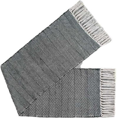 North Field Dark Green 137 cm Reversible Table Runner(Cotton)