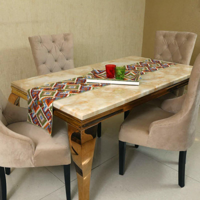 BILBERRY Furnishing By Preeti Grover Multicolor 34.2 cm Table Runner(Cotton)
