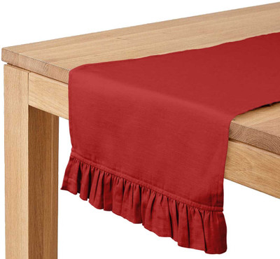 Vargottam Red 182.88 cm Table Runner(Cotton)